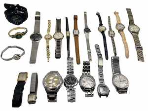 腕時計 20個セット:ウィットナー オメガ ゼニス universal geneve セイコー カシオ Q&Q リコー grand jour j-axis アナログ