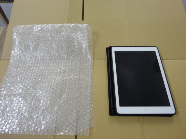iPadの梱包前
